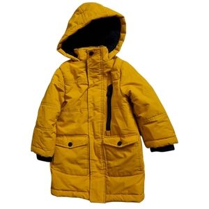 Perry Ellis Taslon Expedition Fleece Lined Jacket- Mustard- SIZE 3T